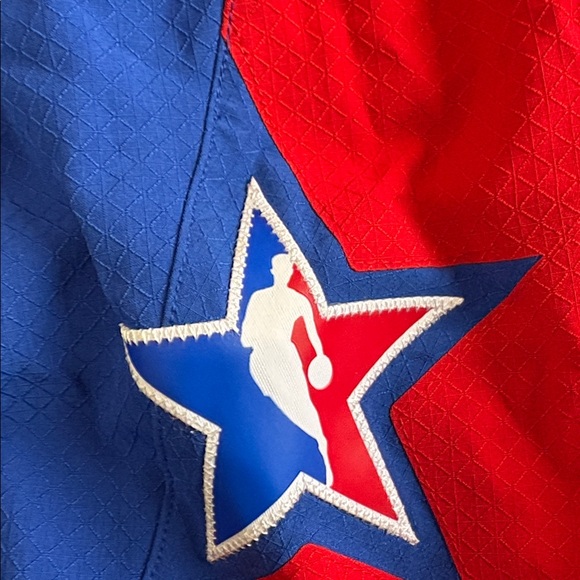 Adidas Blue and Red Basketball Shorts team issued 2013 Houston 4XL length 2 new - Picture 3 of 14